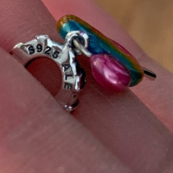 🍭 NWOT Pandora x Disney Mickey Mouse Lollipop Dangle Charm - Picture 6 of 11